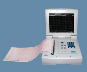 福田十二导fx-7500自动分析心电图机