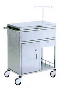 不锈钢抢救车(半封) B20
