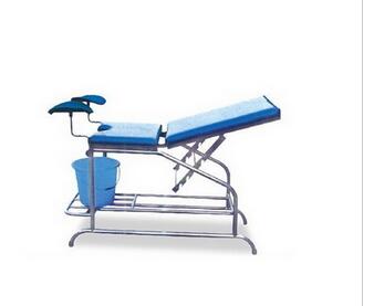 不锈钢齿条升降妇科检查床 A-42