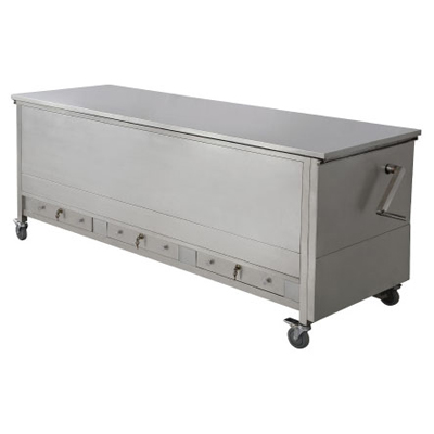 手摇齿轮螺柱升降解剖台(下抽屉)YLM-2002A-Ⅴ